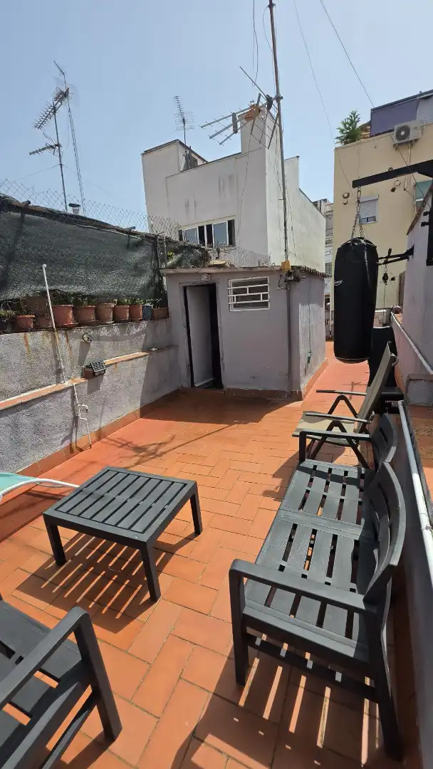 Terrassa de Casa adosada en venda en Barcelona amb Aire condicionat, Jardí privat i Terrassa