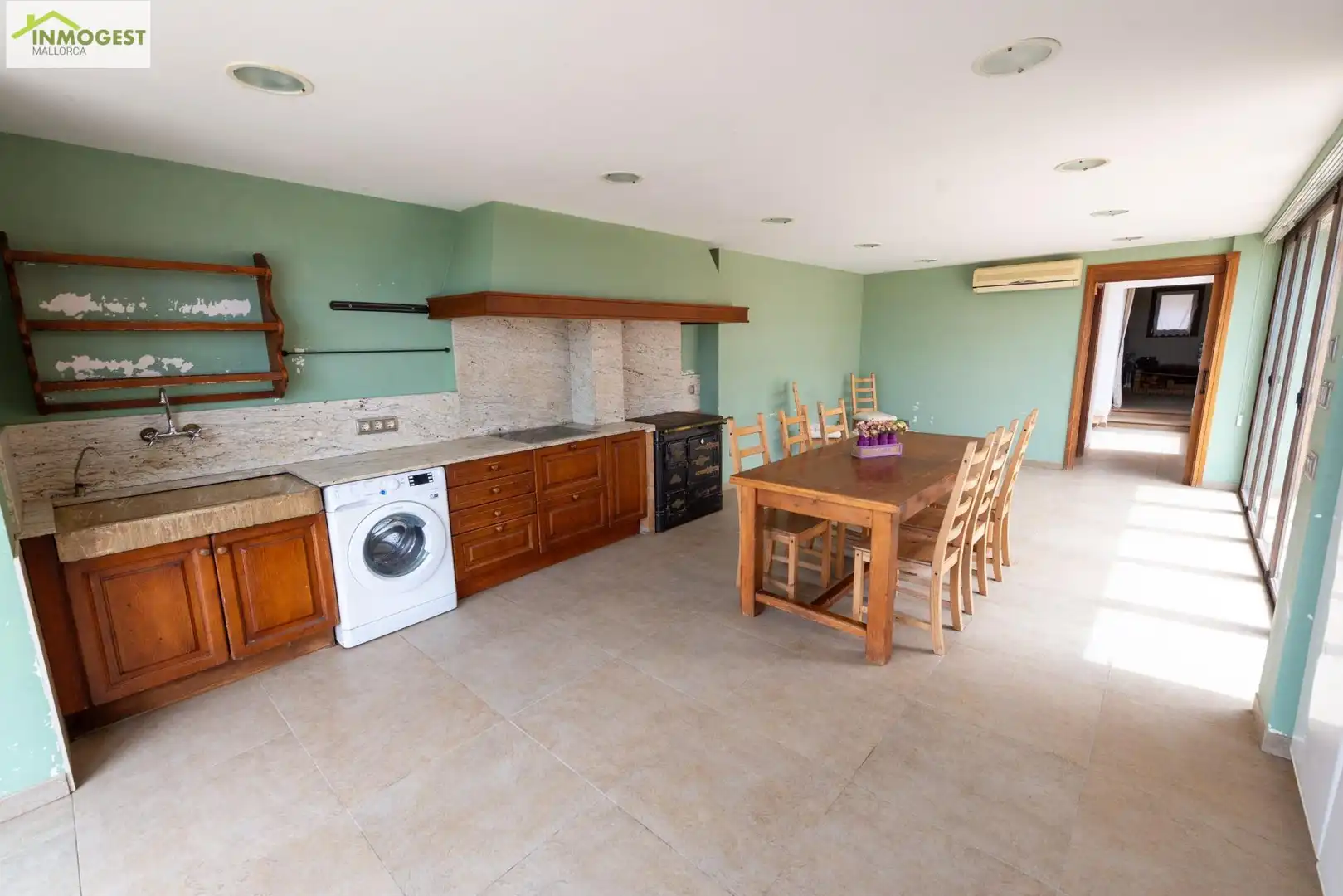 Cuina de Casa o xalet en venda en Marratxí amb Aire condicionat, Jardí privat i Terrassa