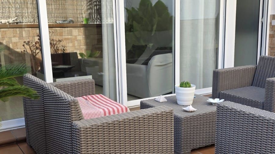 Terrassa de Casa adosada en venda en Lloret de Mar amb Calefacció, Jardí privat i Terrassa