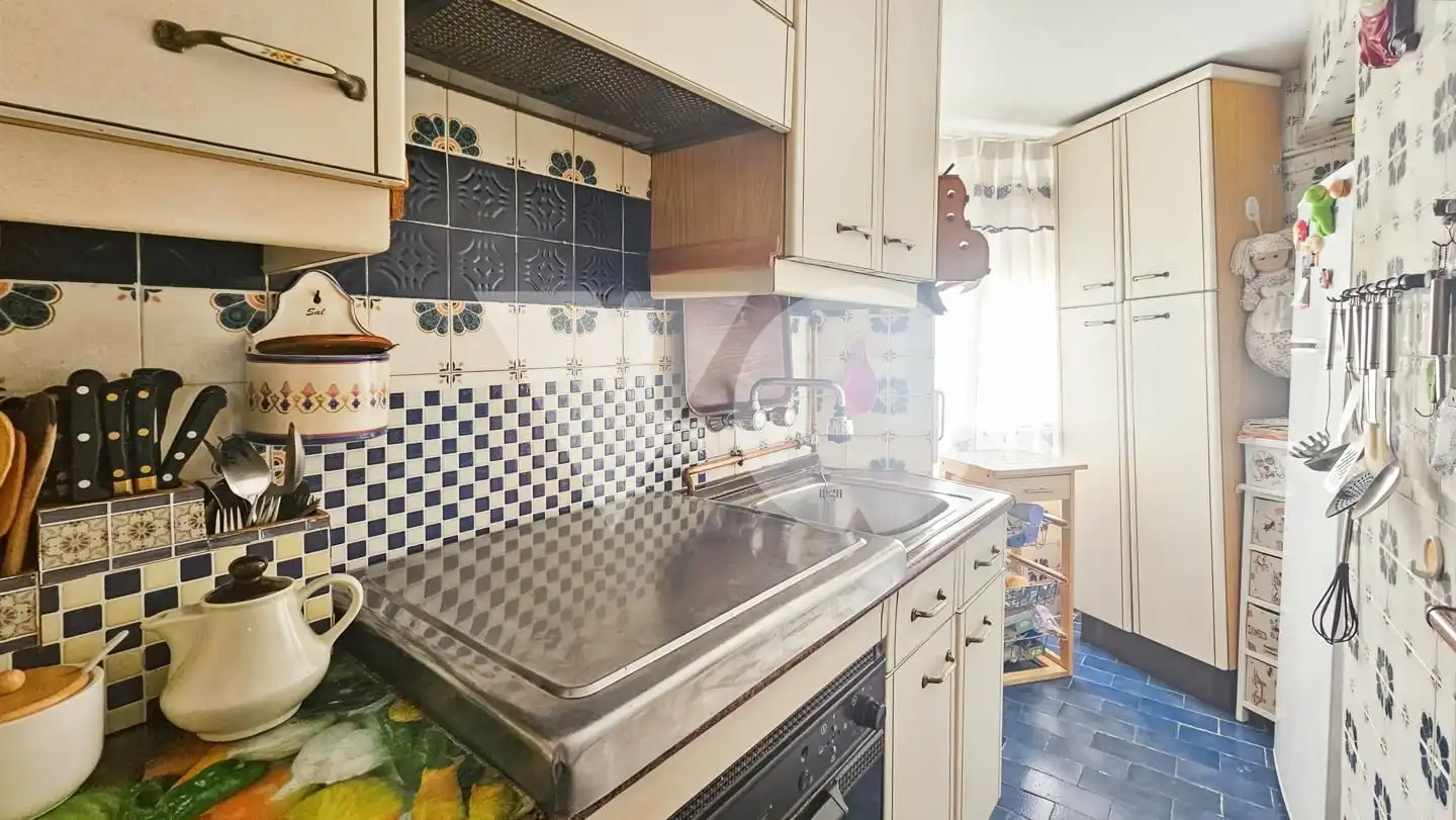 Kitchen of Flat for sale in Madrid  with Air Conditioner, Heating and Terrace