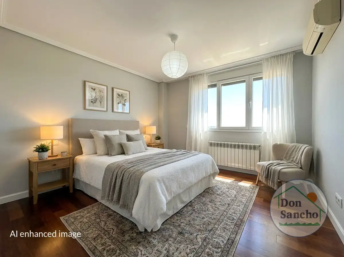 Bedroom of Attic for sale in Valladolid  with Air Conditioner, Heating and Terrace