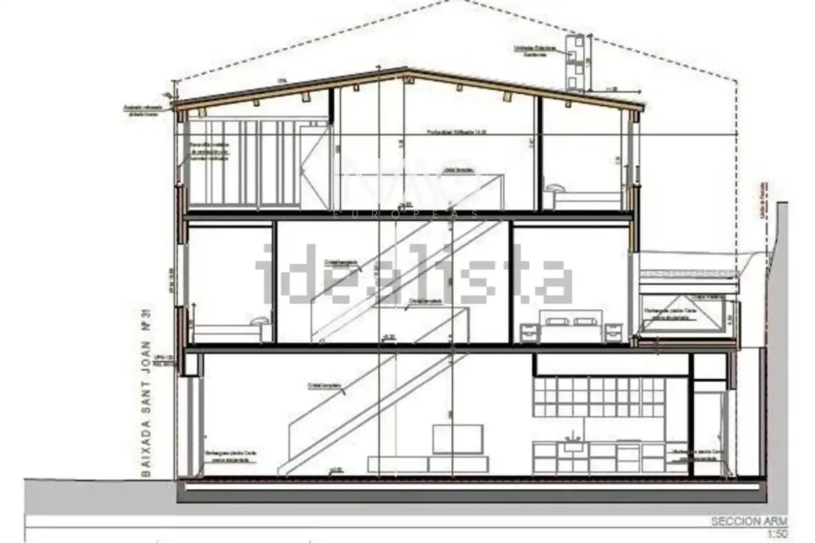 Einfamilien-Reihenhaus zum Verkauf in Rubí mit Klimaanlage