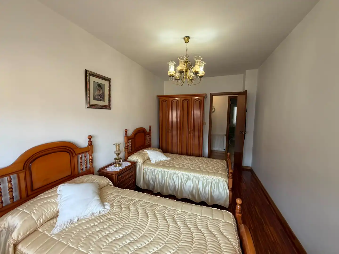 Bedroom of Flat for rent in Lugo  with Heating, Furnished and Oven