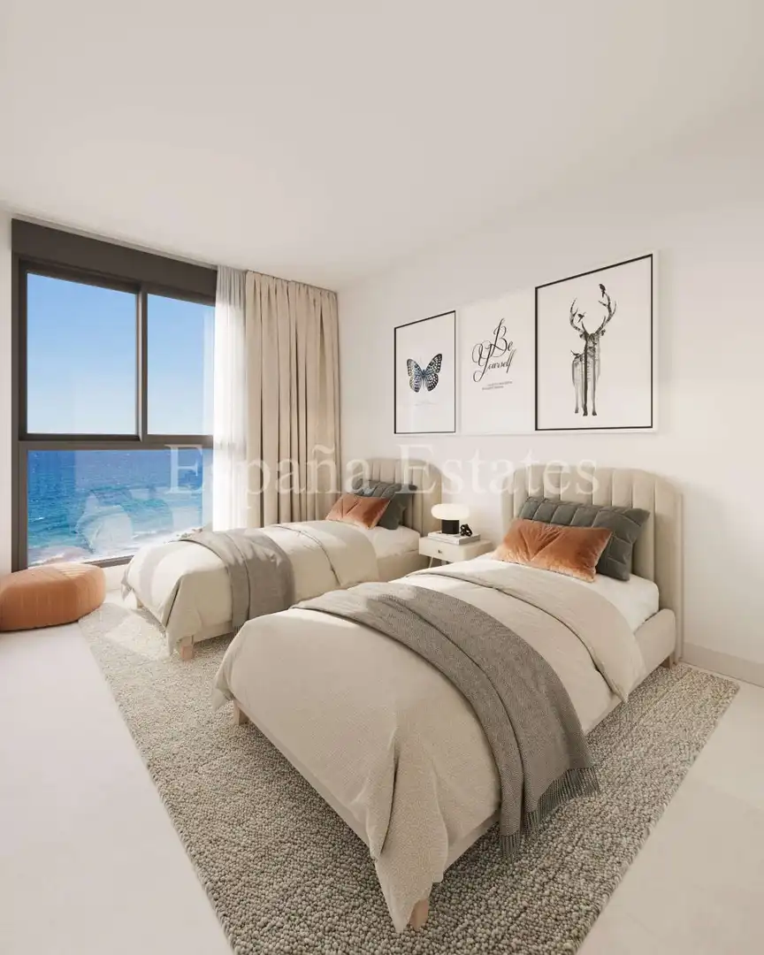 Schlafzimmer von Einfamilien-Reihenhaus zum Verkauf in Vélez-Málaga mit Klimaanlage, Heizung und Terrasse