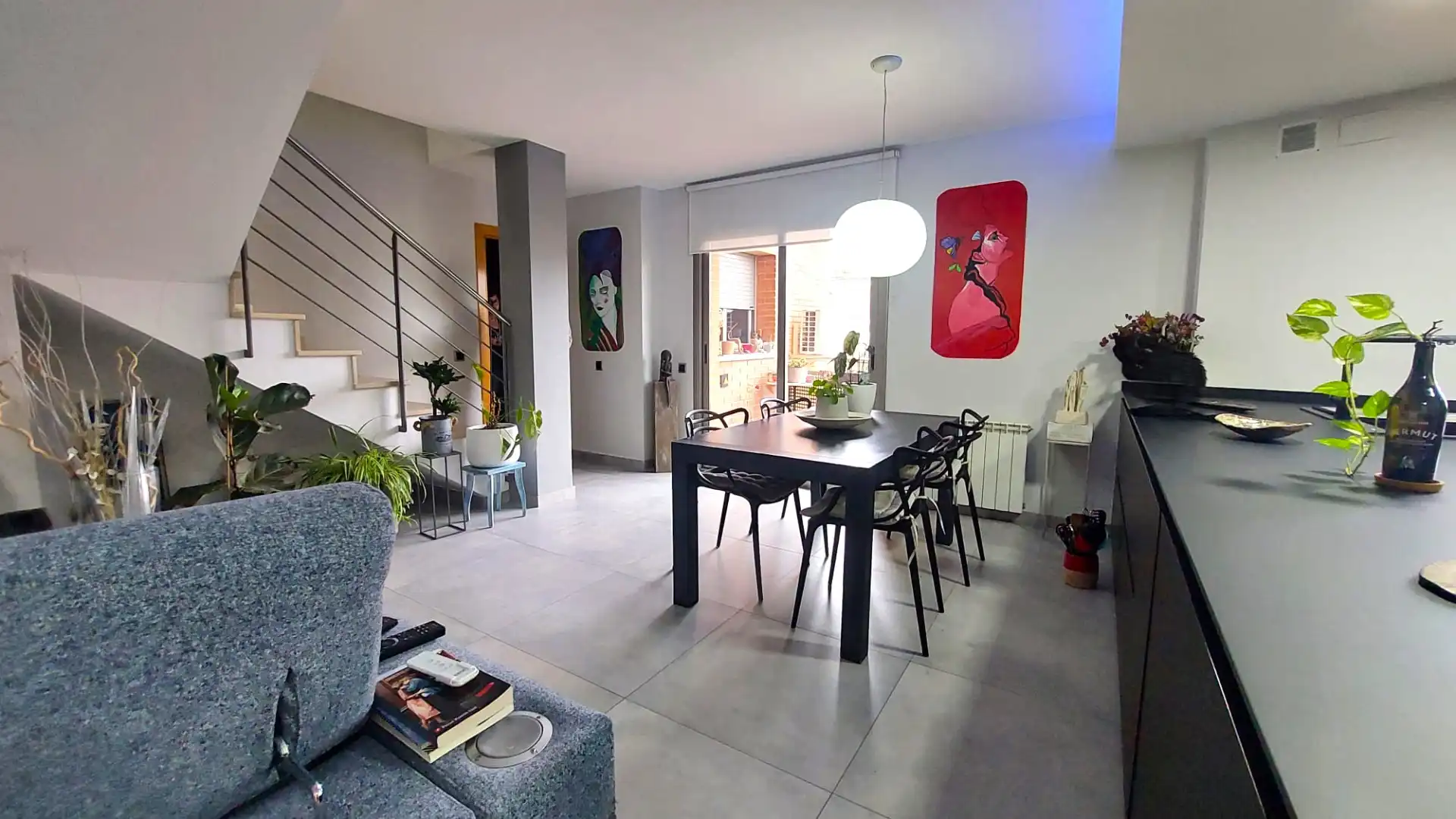 Sala d'estar de Dúplex en venda en Manresa amb Calefacció, Parquet i Terrassa