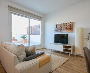 Sala d'estar de Apartament de lloguer en  Barcelona Capital amb Aire condicionat, Moblat i Forn