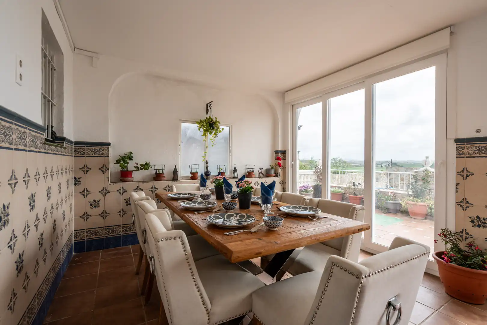 Menjador de Casa o xalet en venda en Chiclana de la Frontera amb Aire condicionat, Calefacció i Jardí privat