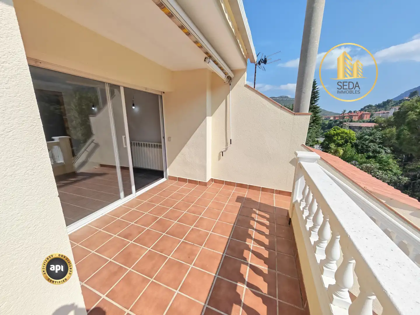 Terraza de Casa adosada en venta en Monistrol de Montserrat con Aire acondicionado, Calefacción y Terraza