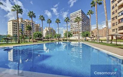 Swimming pool of Flat for sale in Alicante / Alacant  with Air Conditioner, Terrace and Swimming Pool