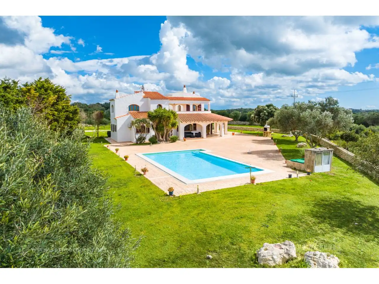Jardín de Finca rústica en venta en Ferreries con Aire acondicionado, Jardín privado y Terraza