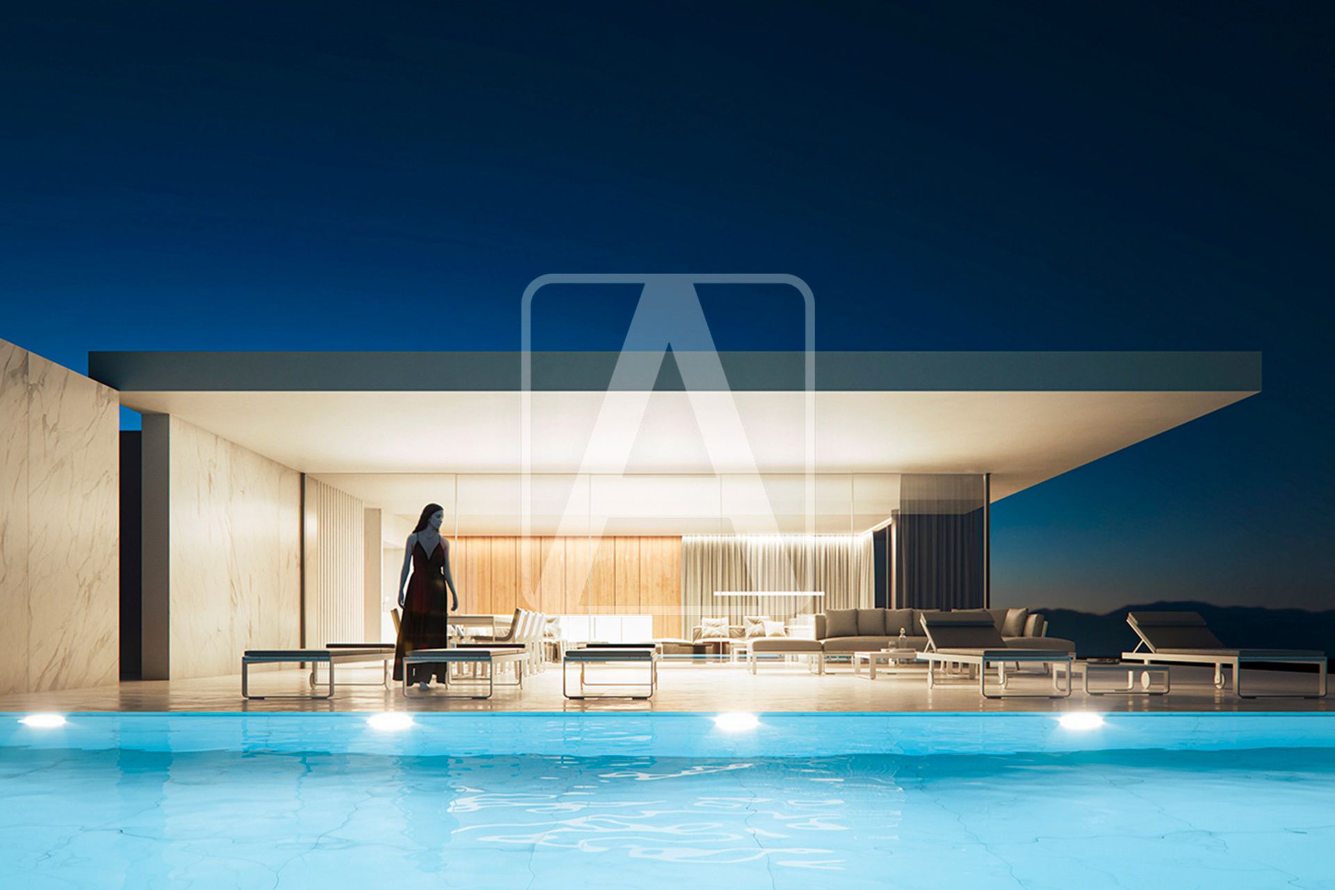 Swimming pool of House or chalet for sale in Moraira  with Air Conditioner, Heating and Private garden