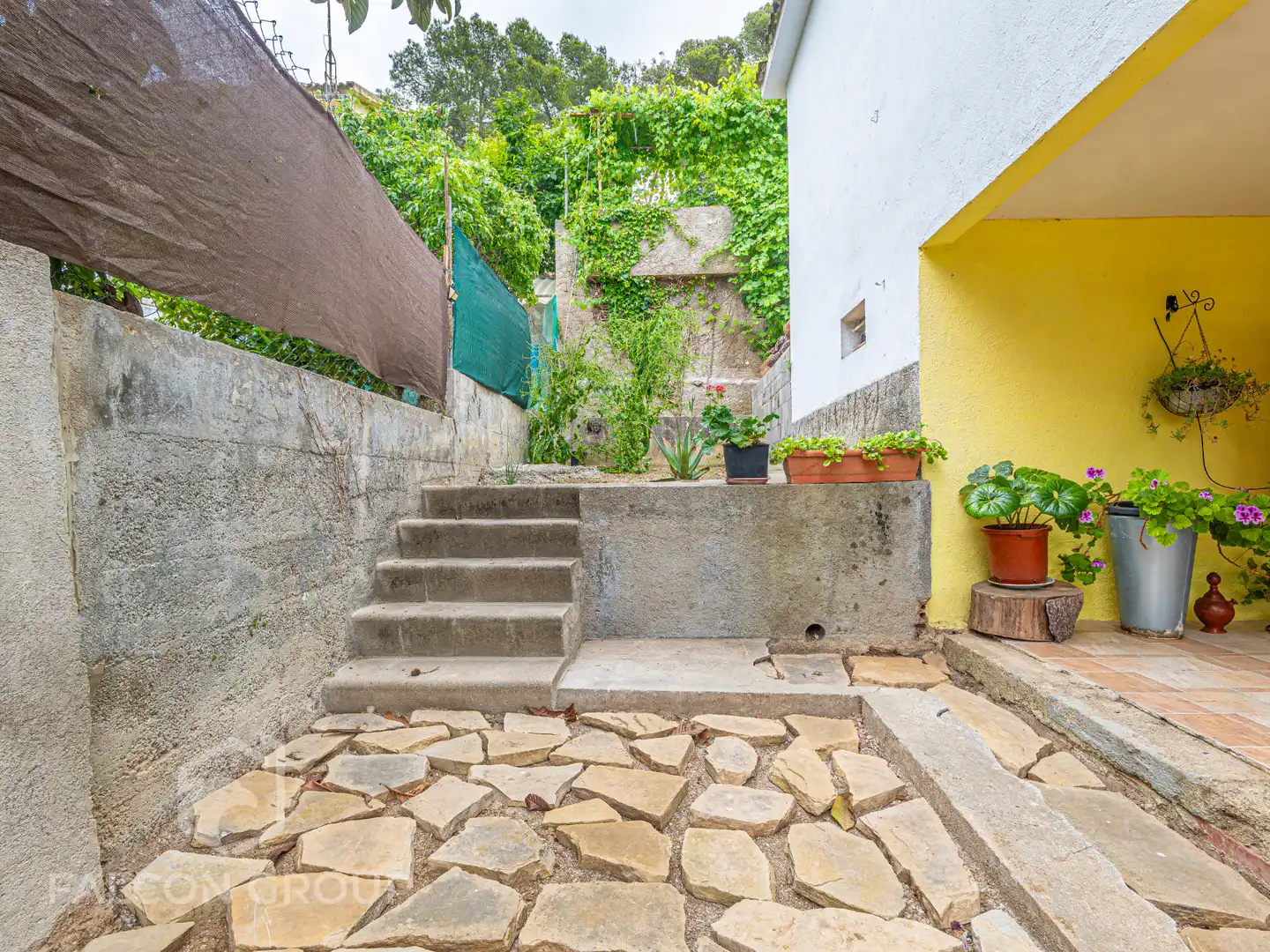 Terraza de Casa o chalet en venta en Canyelles con Jardín privado, Terraza y Piscina