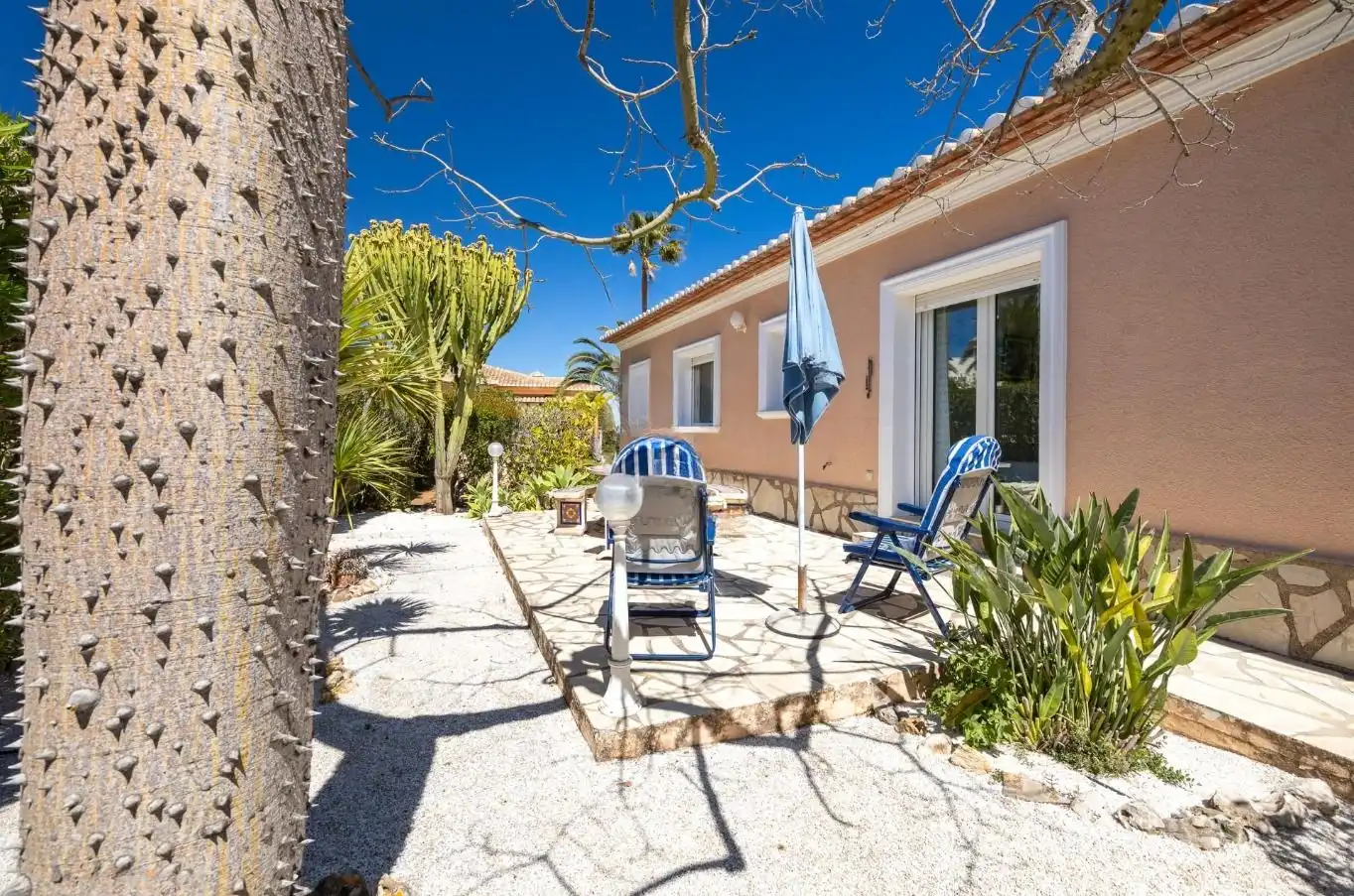 Jardín de Casa o chalet de alquiler en Dénia con Aire acondicionado, Calefacción y Jardín privado