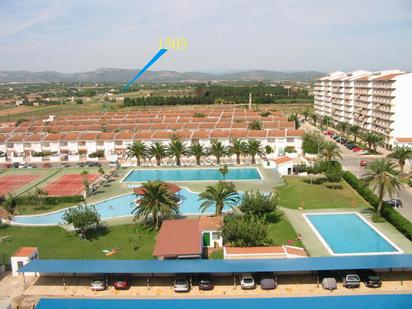 Swimming pool of Single-family semi-detached to rent in Peñíscola / Peníscola  with Air Conditioner and Terrace