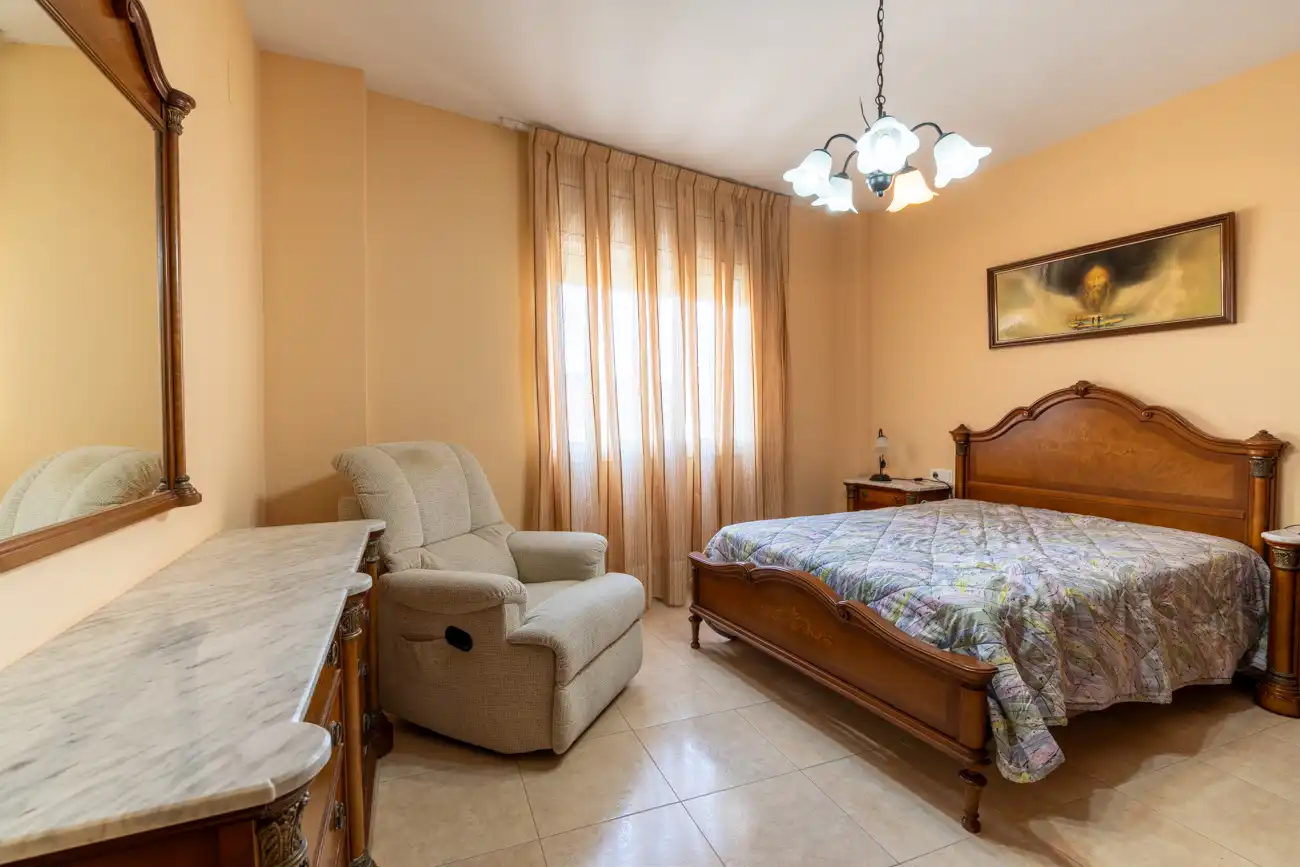 Bedroom of Flat for sale in Roquetes  with Air Conditioner, Heating and Terrace
