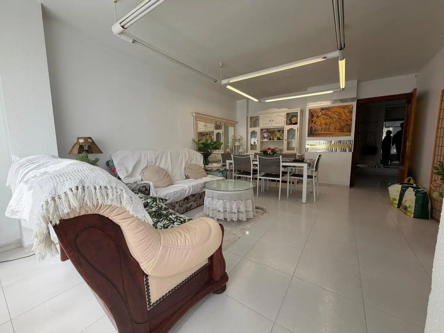 Living room of Flat for sale in Águilas  with Terrace, Storage room and Furnished