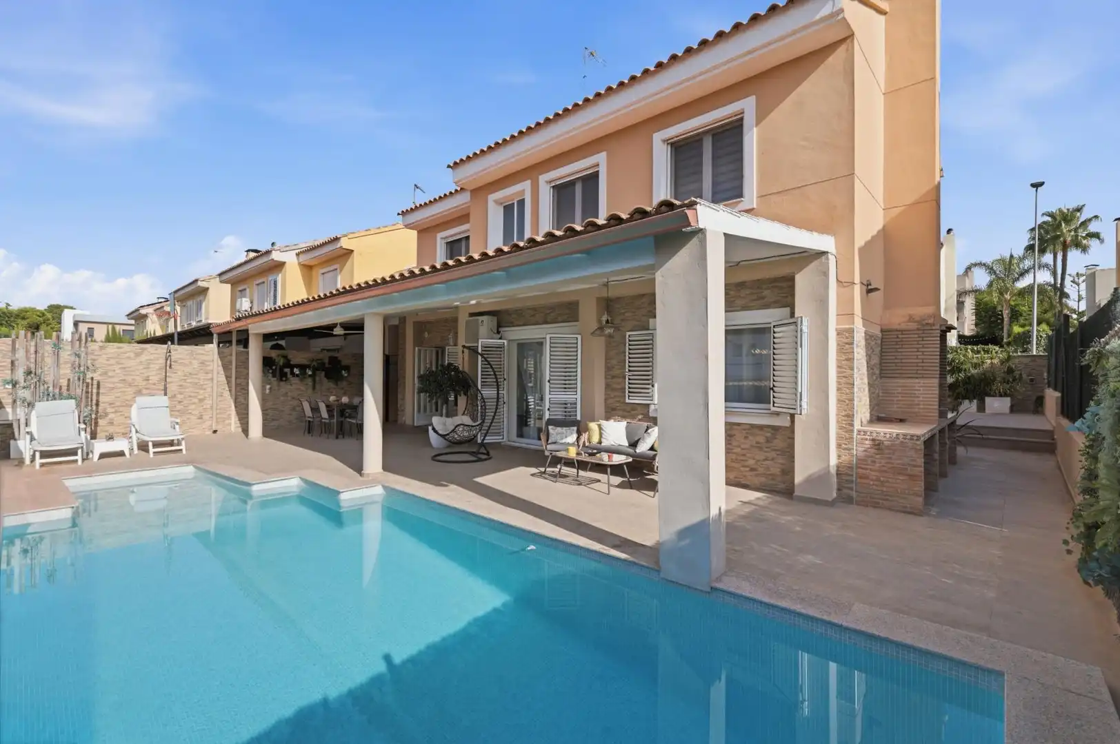 Swimming pool of Detached homes for sale in Torrent  with Air Conditioner, Heating and Private garden