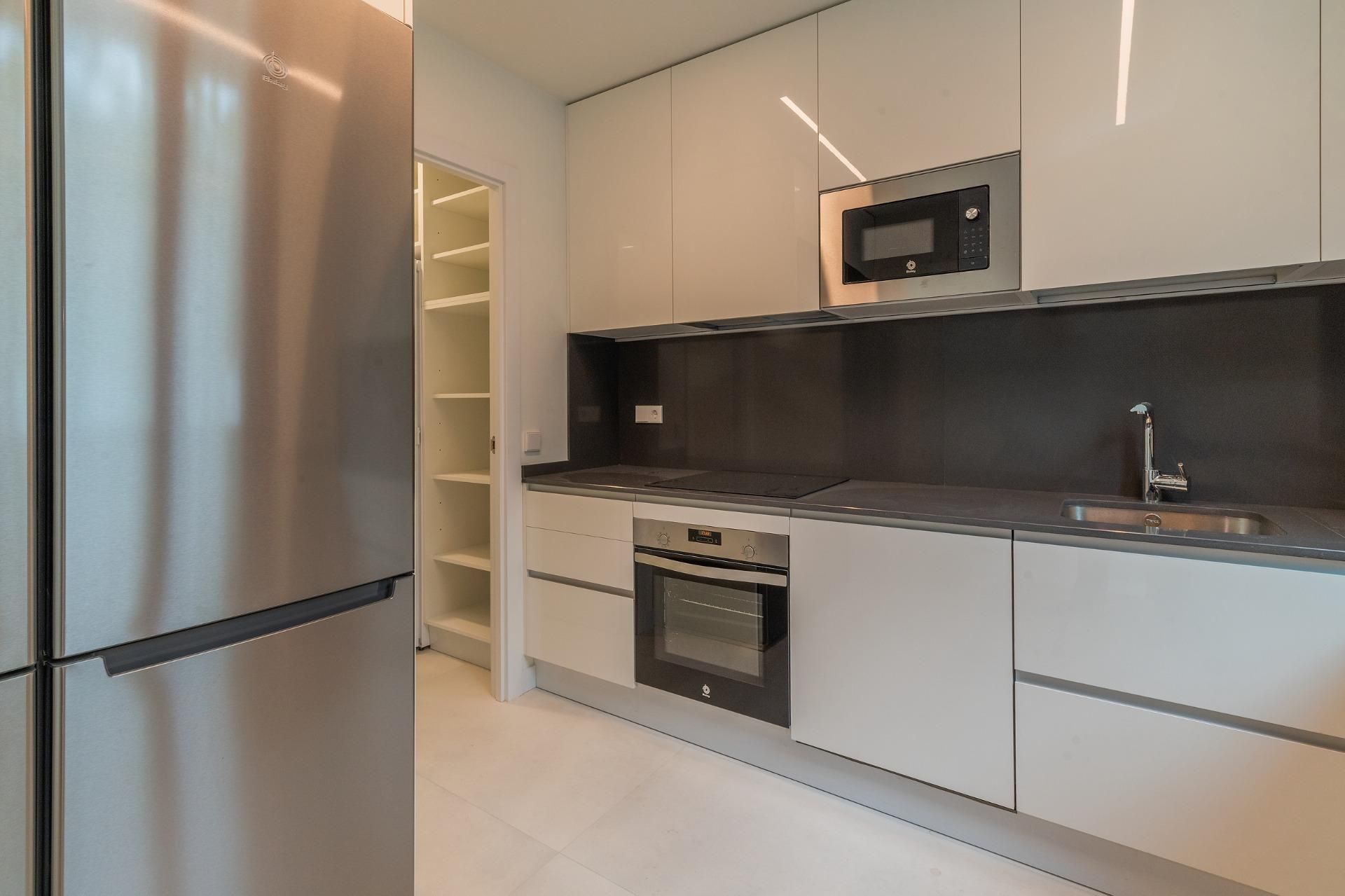 Kitchen of House or chalet for sale in  Madrid Capital  with Air Conditioner and Private garden