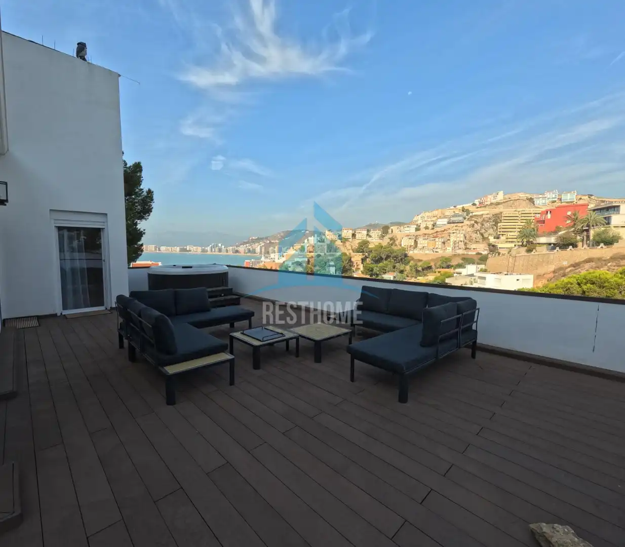 Terrace of Houses for sale in Cullera  with Air Conditioner, Terrace and Jacuzzi