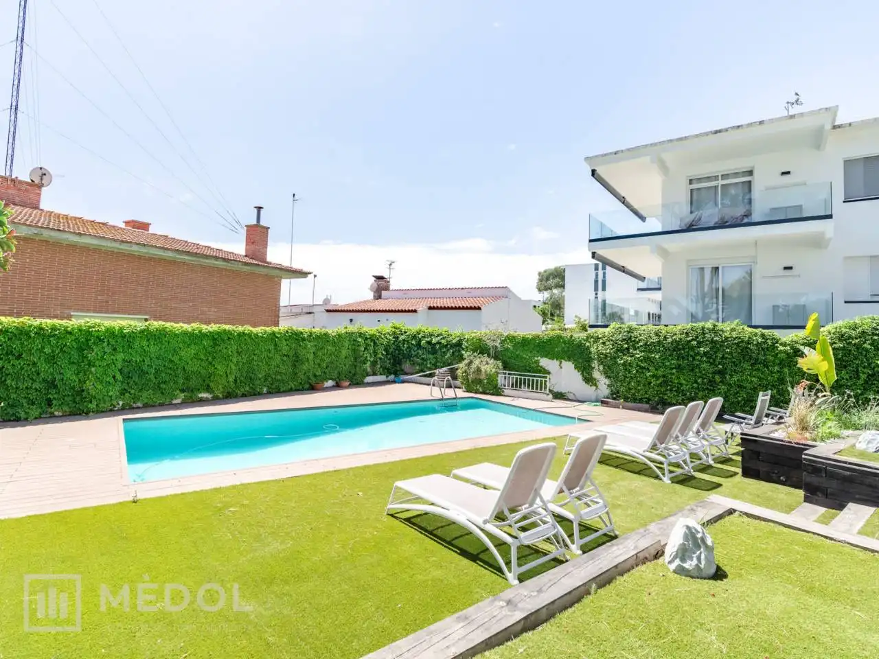 Piscina de Casa adosada en venta en Tarragona con Aire acondicionado, Calefacción y Jardín privado