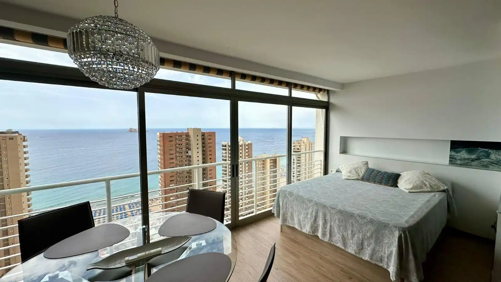 Bedroom of Lofts for sale in Benidorm  with Air Conditioner, Private garden and Furnished