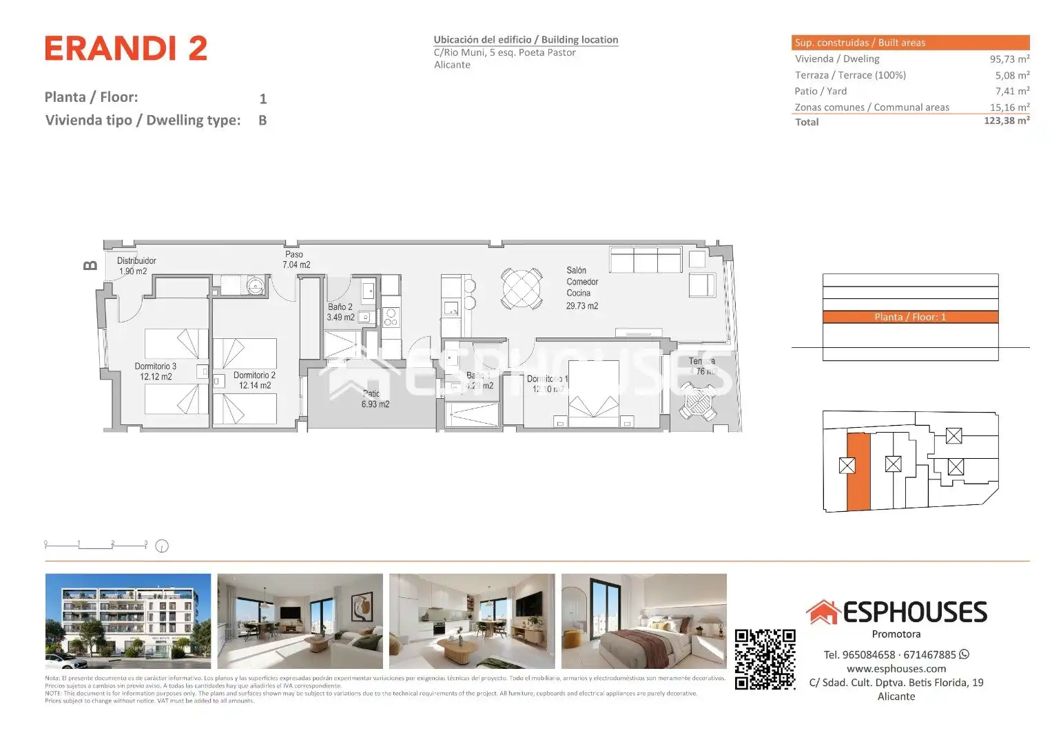 Apartament amb terrassa en venda a Rio Muni 5, imagen 11