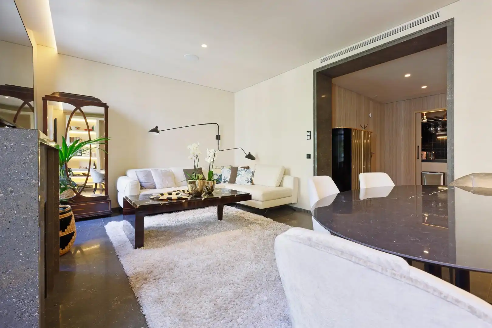 Sala d'estar de Apartament en venda en Barcelona amb Aire condicionat, Calefacció i Terrassa