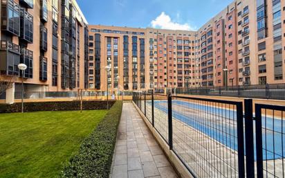 Exterior view of Flat for sale in  Madrid Capital  with Air Conditioner, Heating and Balcony