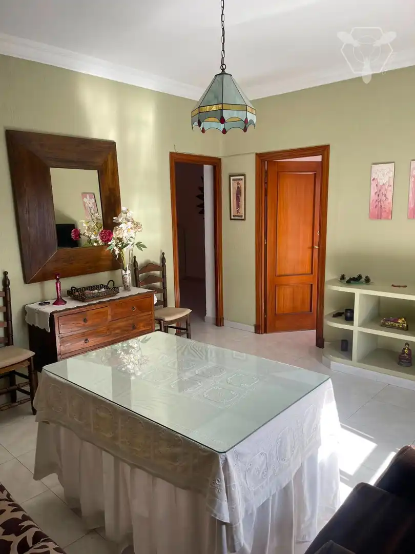 Bedroom of Flat for sale in Huelva  with Terrace and Furnished