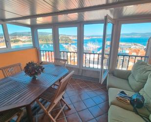 Balcony of Duplex to rent in Sanxenxo  with Terrace, Furnished and Oven