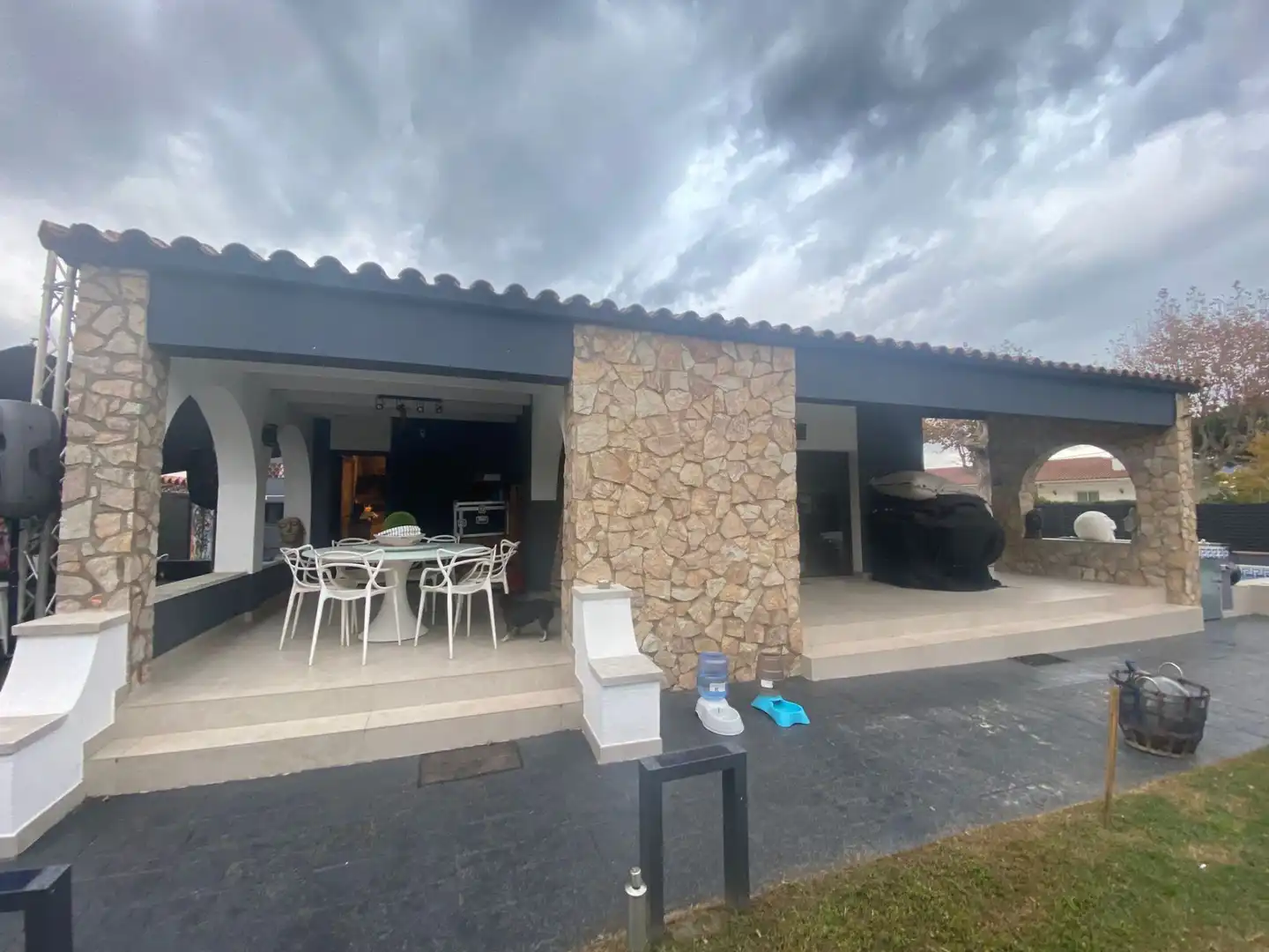 Terrassa de Casa adosada en venda en Empuriabrava amb Aire condicionat, Calefacció i Jardí privat