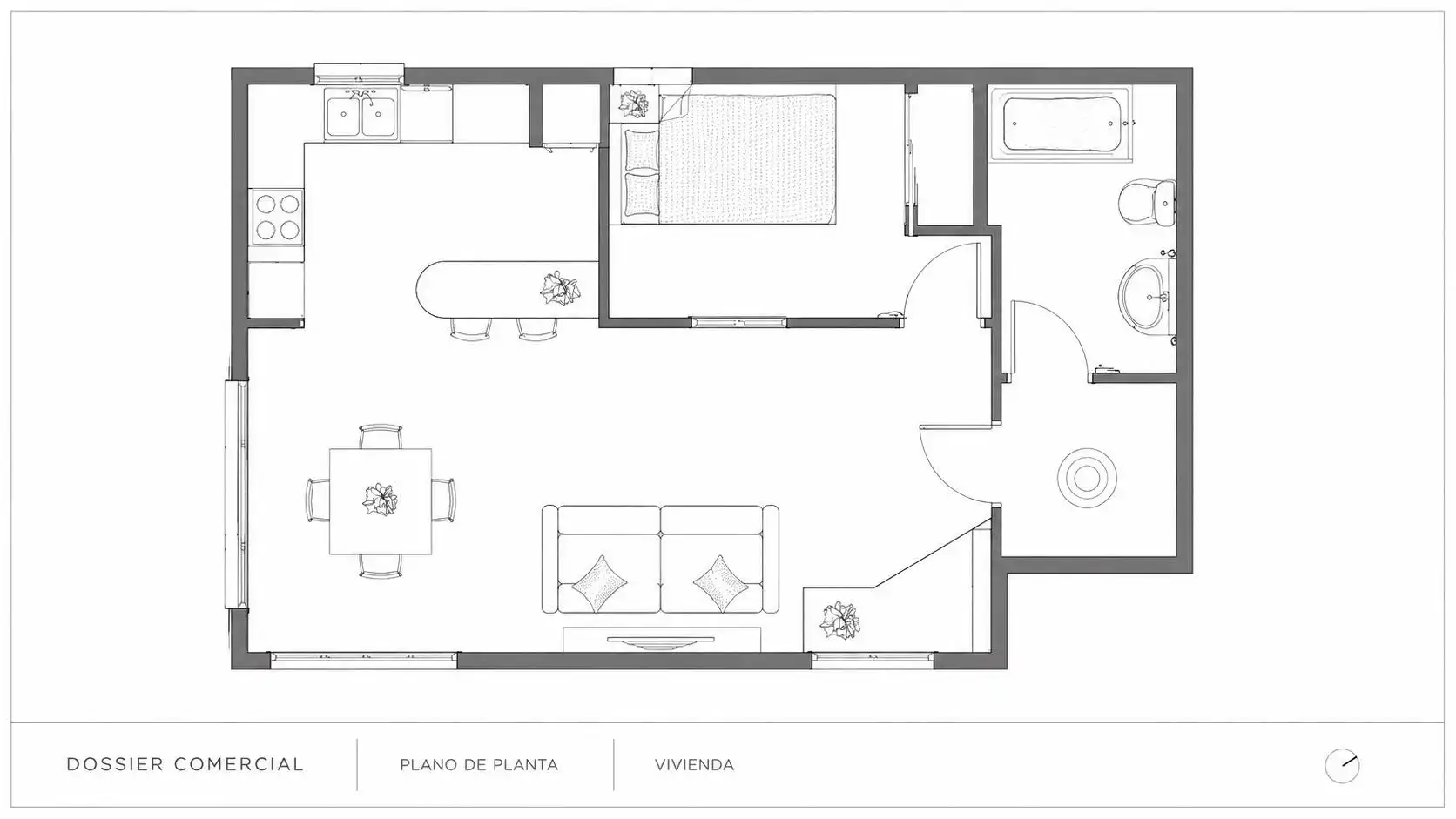 Piso en venta en Roquetas de Mar con Jardín privado y Piscina comunitaria