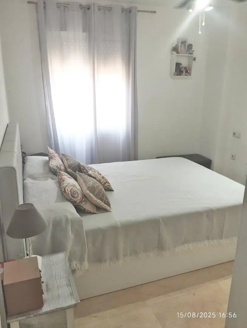 Bedroom of Flat for sale in Málaga  with Air Conditioner, Private garden and Terrace