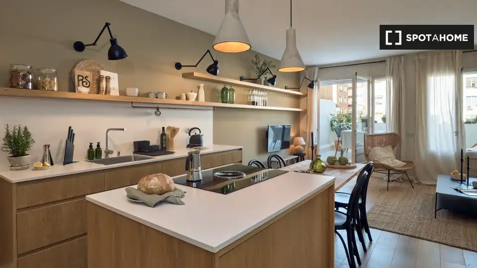 Cuina de Apartament per a compartir en Sarrià - Sant Gervasi
