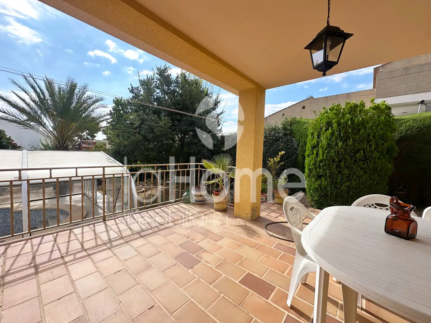 Terrasse von Haus oder Chalet zum Verkauf in Paterna mit Klimaanlage, Heizung und Privatgarten