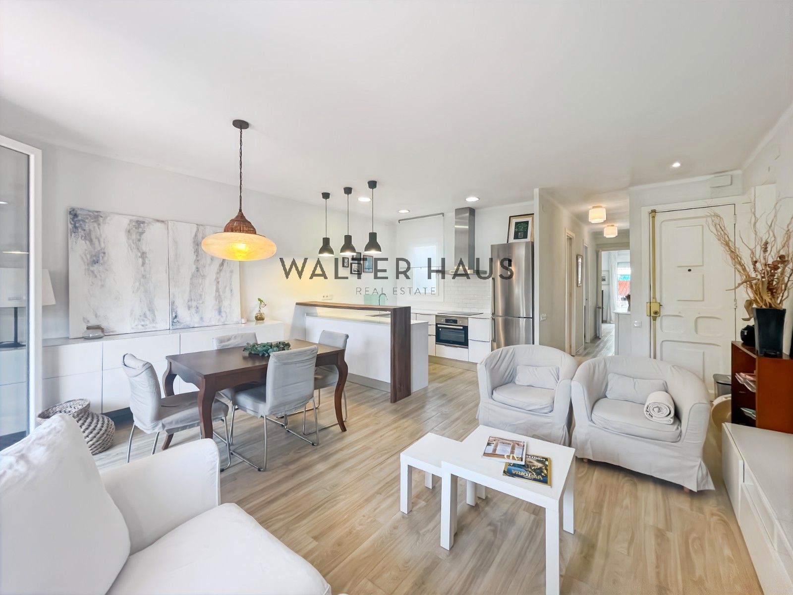 Living room of Flat to rent in  Barcelona Capital  with Heating, Furnished and Balcony