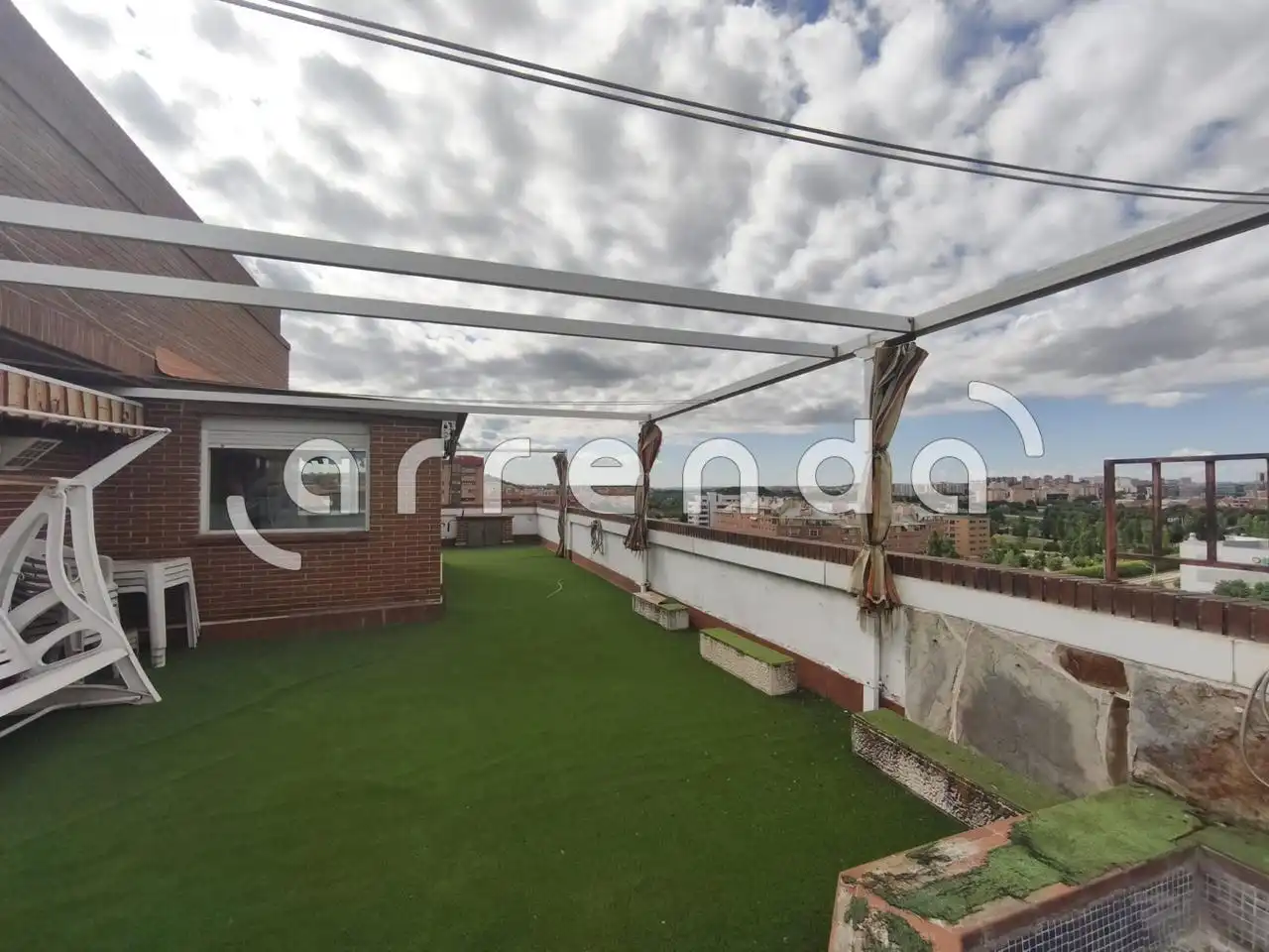 Terraza de Ático en venta en Madrid