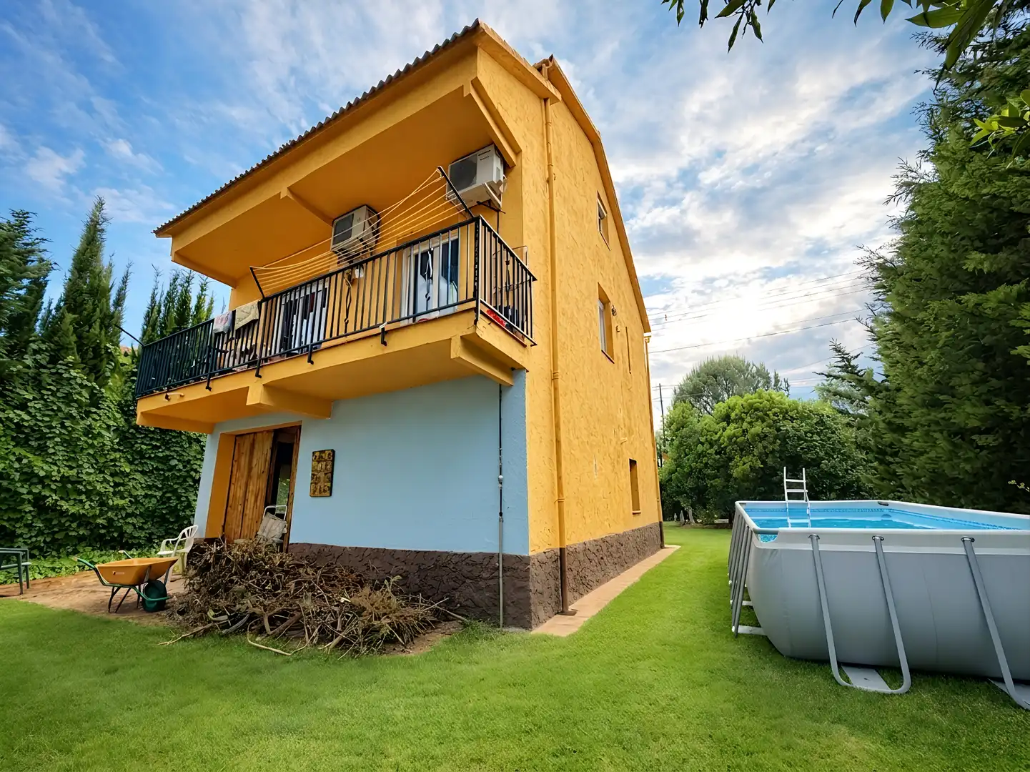 Garten von Haus oder Chalet zum Verkauf in Gualba mit Möbliert