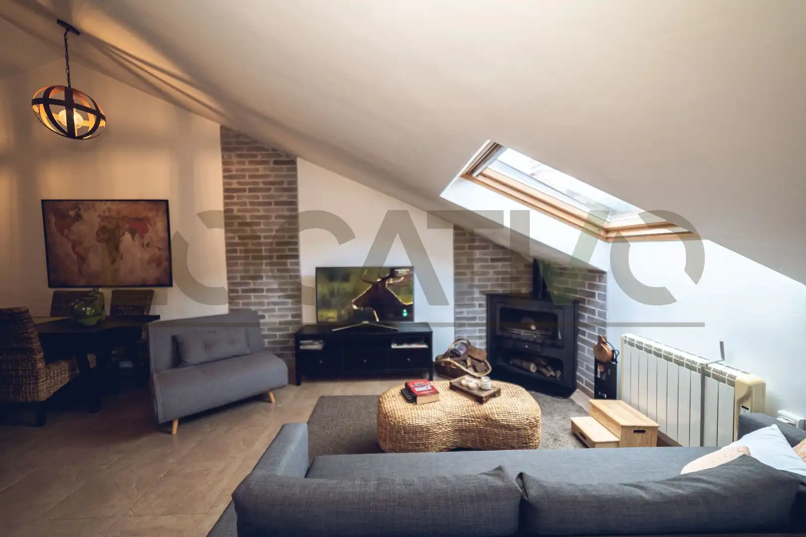 Living room of Flat for sale in Villanueva de la Vera  with Air Conditioner and Heating
