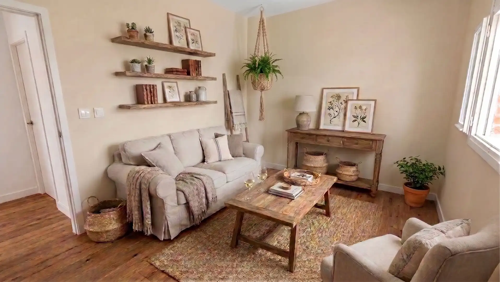 Wohnzimmer von Haus oder Chalet zum Verkauf in Chinchón mit Heizung