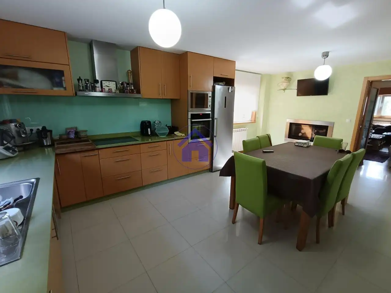 Cocina de Casa o chalet en venta en Tui con Calefacción, Jardín privado y Parquet