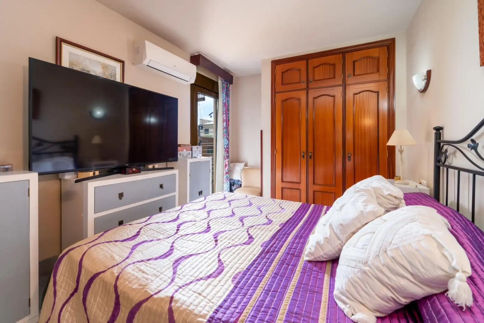 Bedroom of Flat for sale in Capdepera  with Air Conditioner, Heating and Parquet flooring