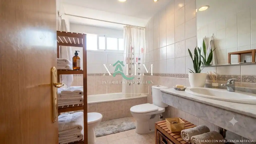 Bathroom of Flat for sale in Vila-real  with Terrace, Storage room and Balcony
