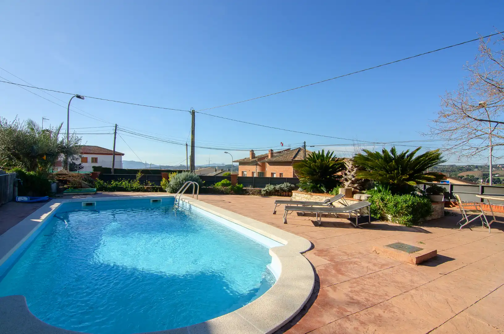 Swimming pool of Houses for sale in Santa Eulàlia de Ronçana  with Air Conditioner, Private garden and Terrace