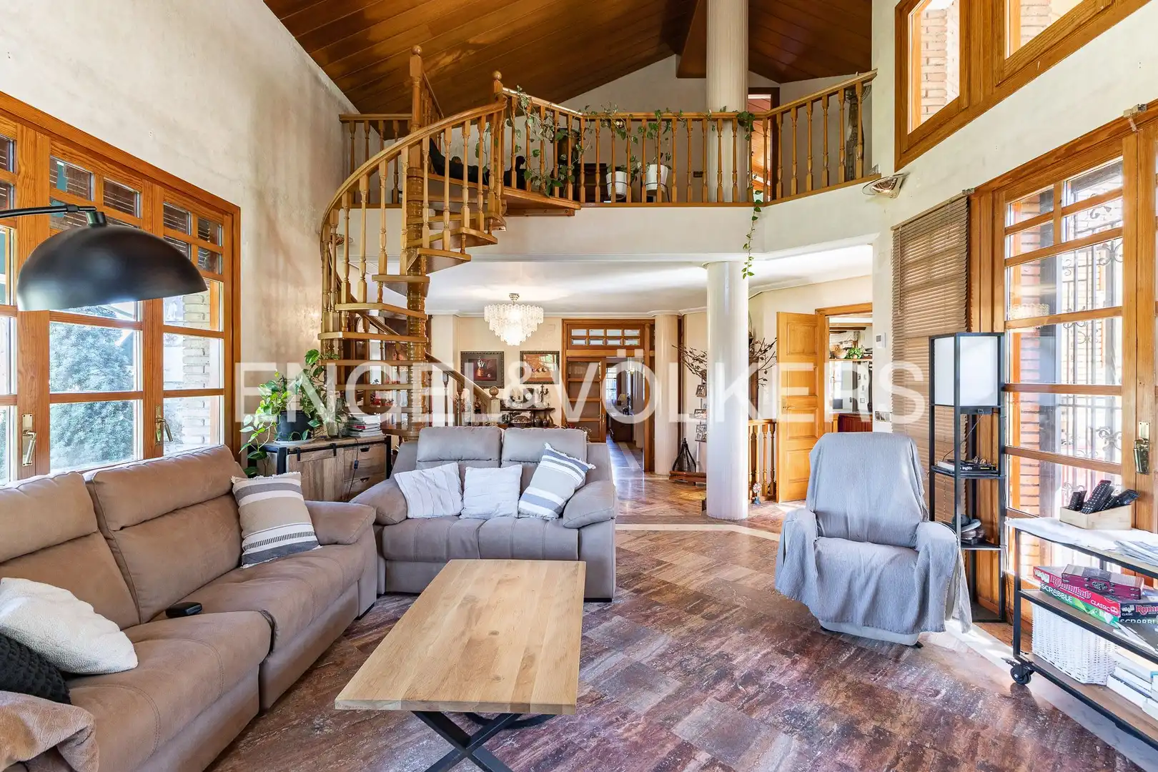 Sala d'estar de Finca rústica en venda en Caldes de Montbui amb Aire condicionat, Calefacció i Jardí privat