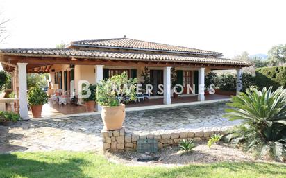 Exterior view of House or chalet for sale in Lloseta  with Air Conditioner, Private garden and Terrace