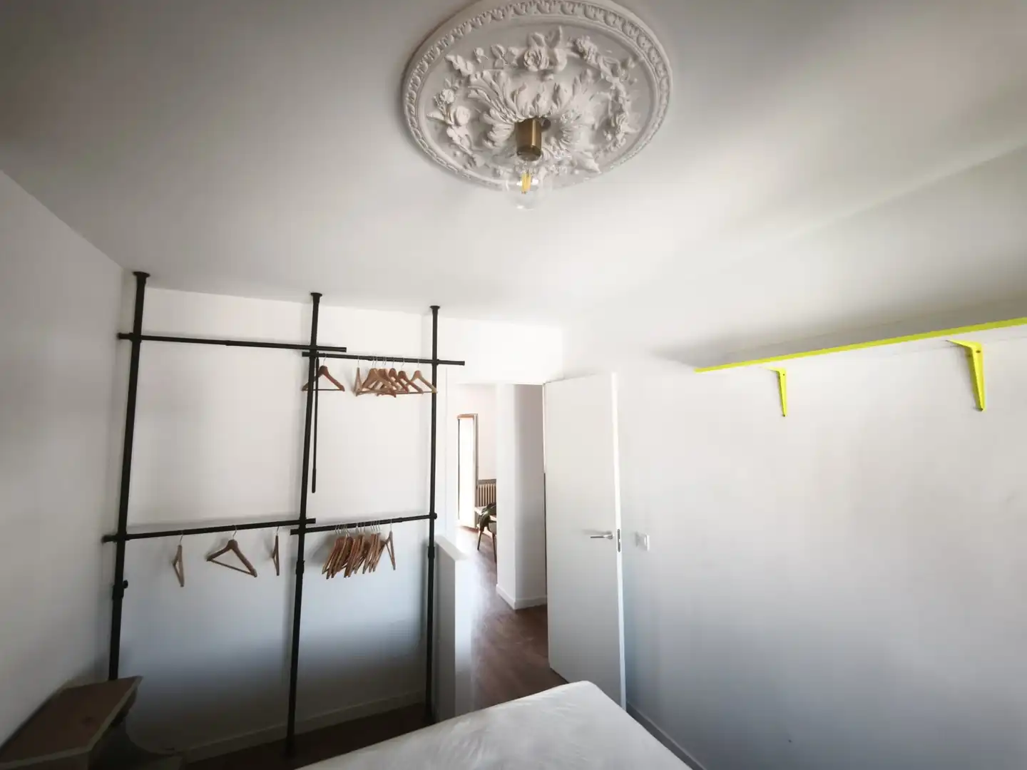 Schlafzimmer von Wohnung zur Miete in Madrid mit Klimaanlage, Heizung und Terrasse