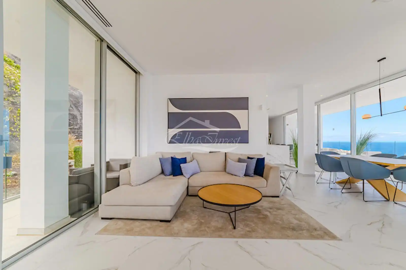 Sala d'estar de Àtic en venda en Santiago del Teide amb Aire condicionat, Terrassa i Traster