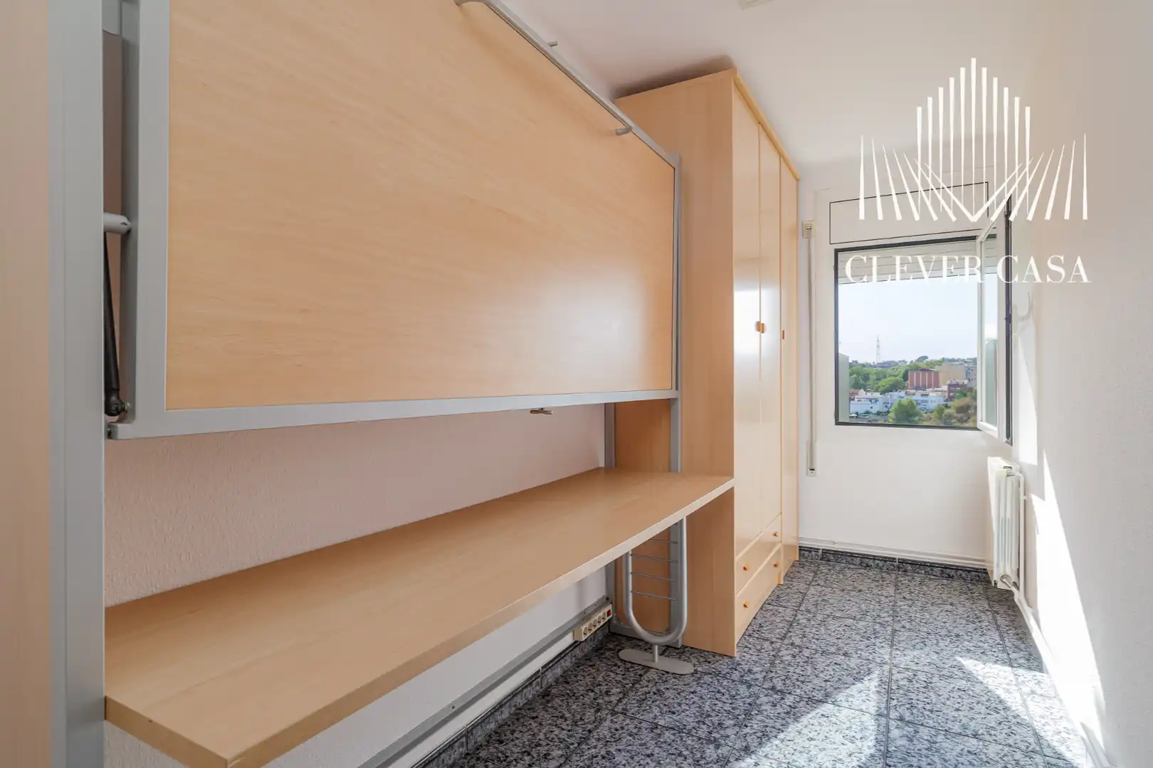 Bedroom of Flat for sale in Rubí  with Heating, Terrace and Furnished