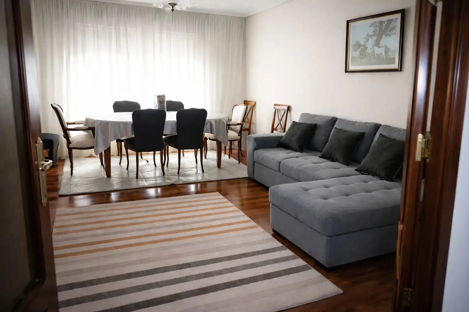 Living room of Flat for rent in Santander  with Heating, Furnished and Oven